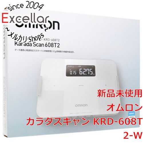 オムロン カラダスキャン 体重体組成計 KRD-608T2-W （ホワイト）の+