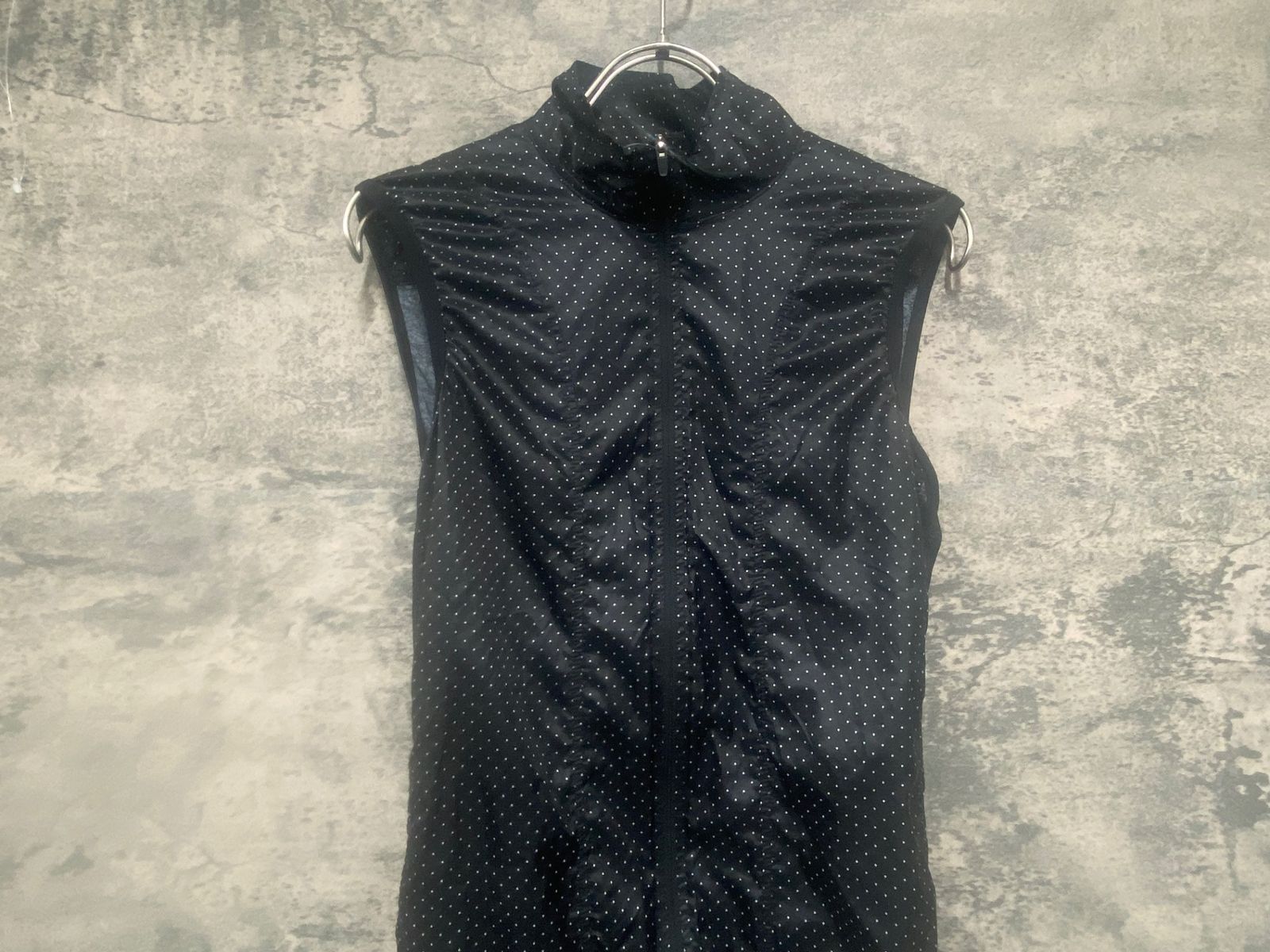 Cafe Du Cycliste ベスト CAFE DU CYCLISTE サイクルベスト ネイビーme couture エン