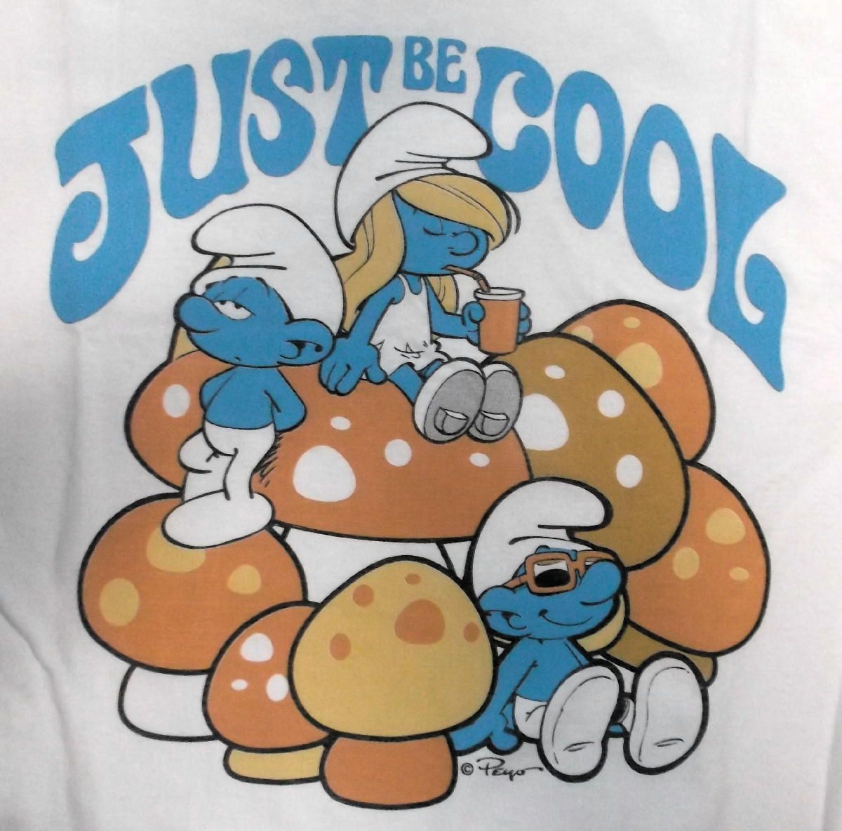 スマーフ Tシャツ SMURFS Just Be Cool 正規品 アメキャラ