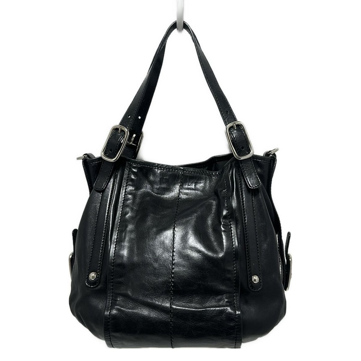 TOD'S(トッズ) トートバッグ - 黒 レザー - メルカリ