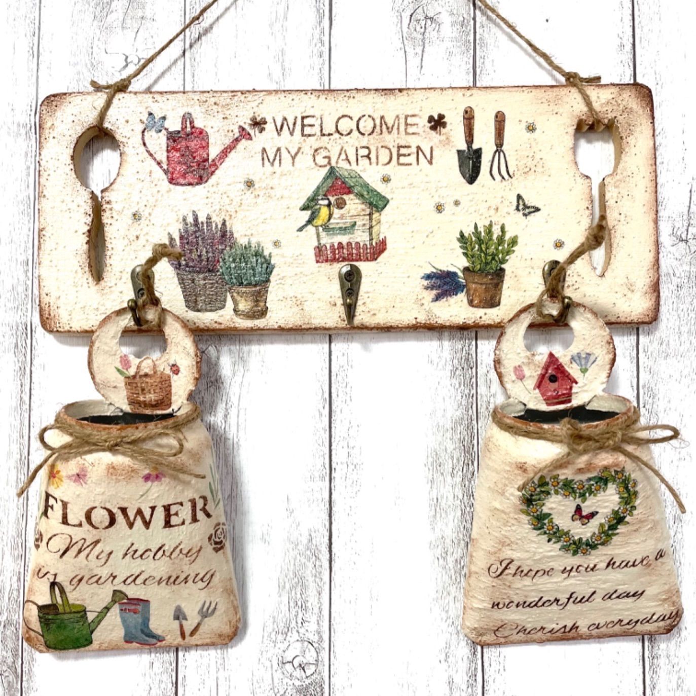 リメ缶、リメイク缶＆飾りボード ガーデンデザインセット - メルカリ