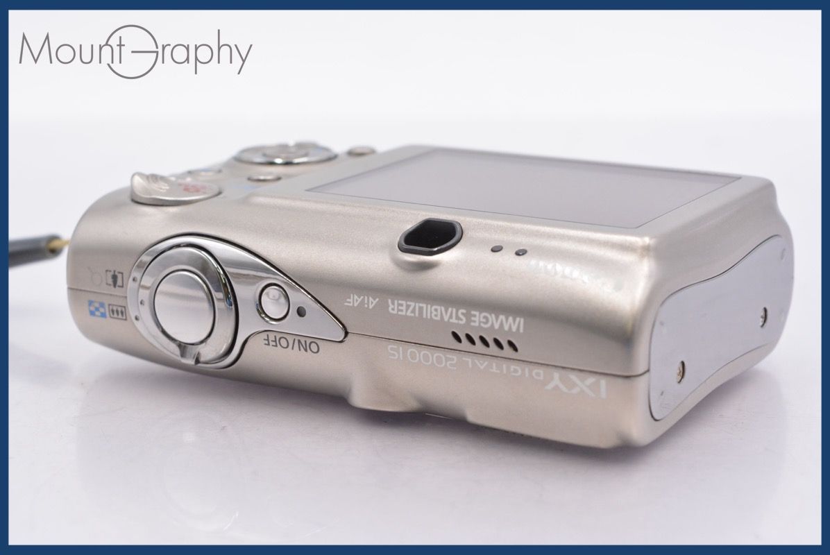 ☆実用美品☆ キヤノン Canon IXY DIGITAL 2000 IS 3.7x バッテリー付属 同