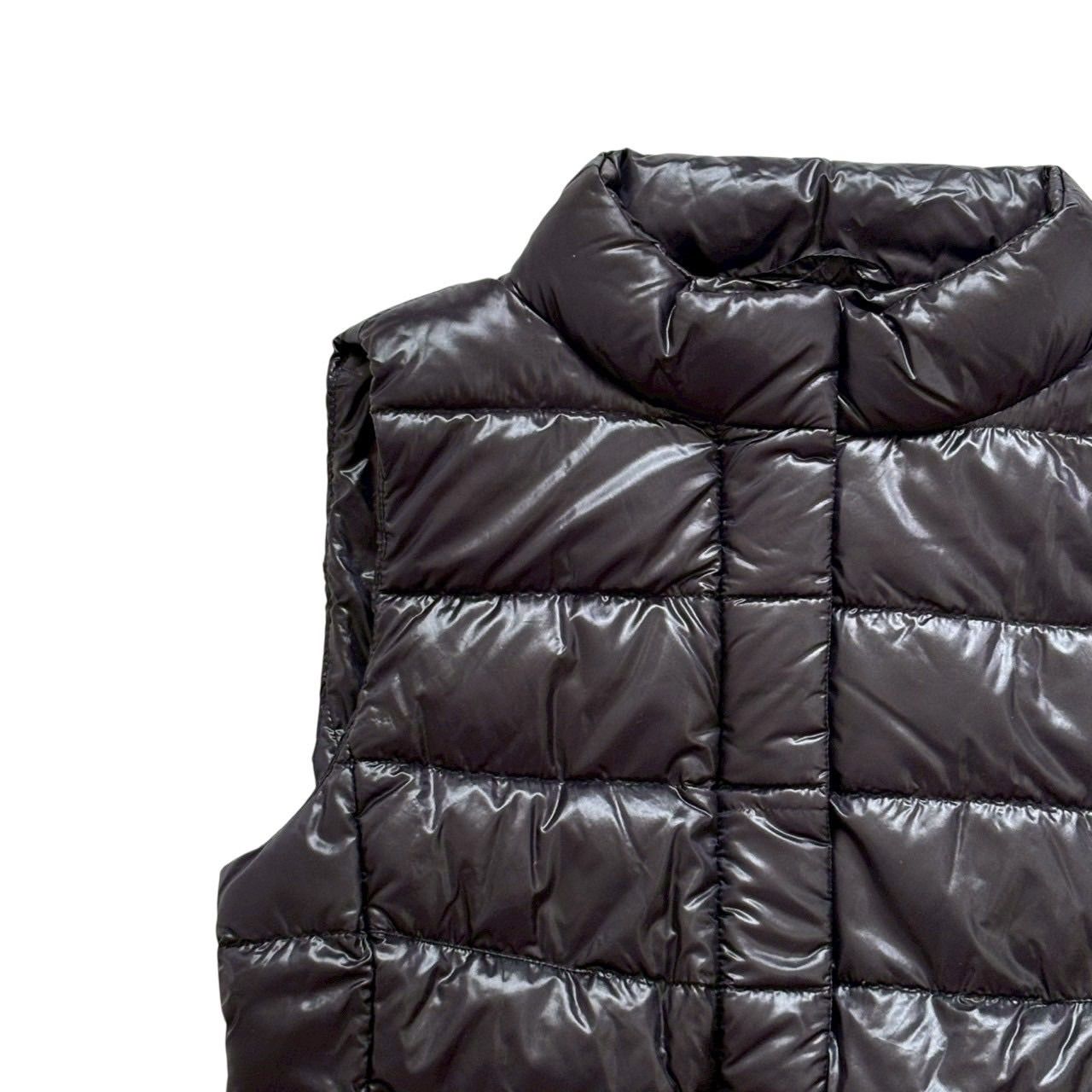 極美品 モンクレール ガーニー ダウンベスト ブラック シャイニー