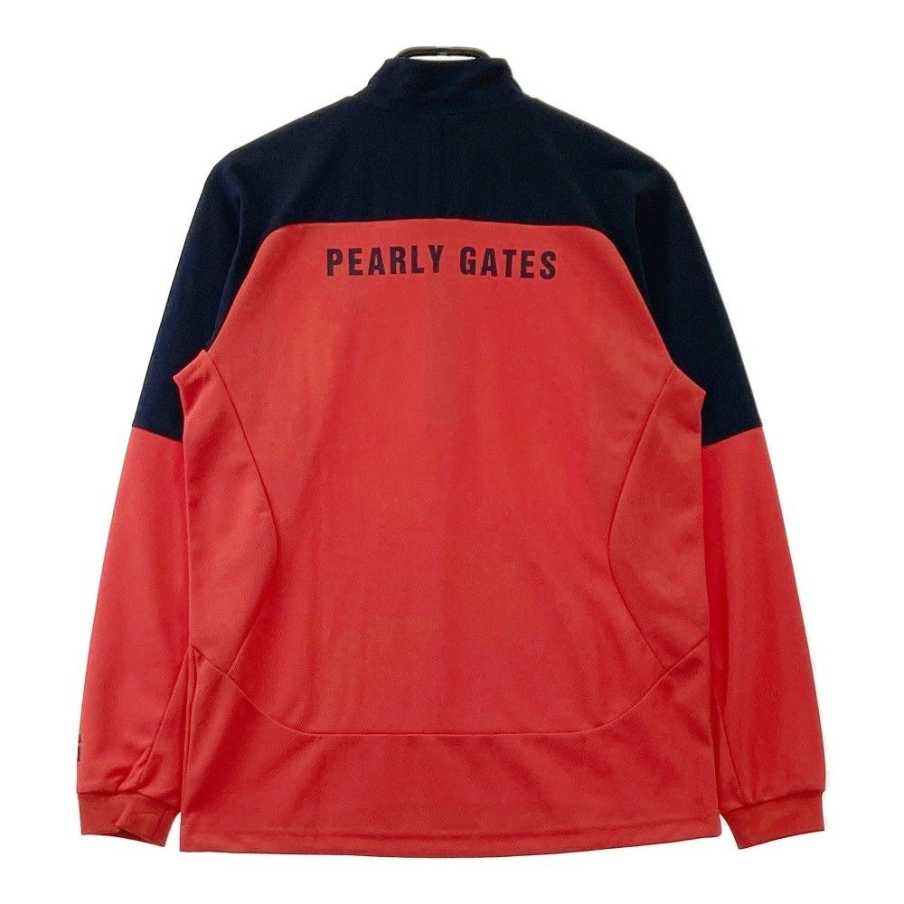 パーリーゲイツ　PEARLY GATES　ハーフジップTシャツ　サイズ4　美品 PGG PEARLY GATES パーリーゲイツ 半袖ハーフジップTシャツ
