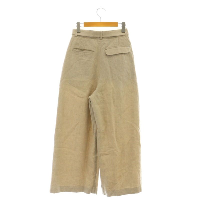デレス DERES 24SS 11th Linen Pants パンツ ワイド リネン 1 ベージュ