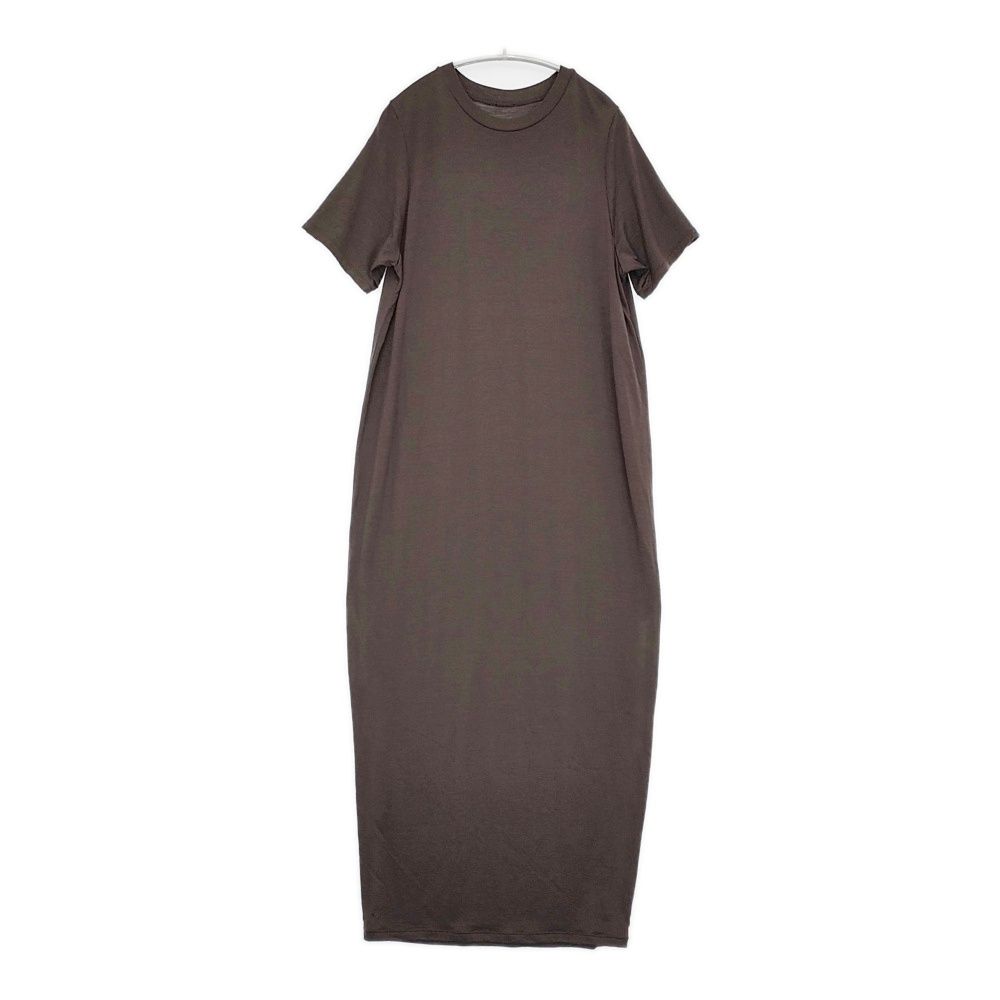 MUSE de Deuxieme Classe Prime wool jerseyワンピース 定価31900円 24SS ブラウン レディース ミューズドゥドゥーズィエムクラス 5-0603S♪