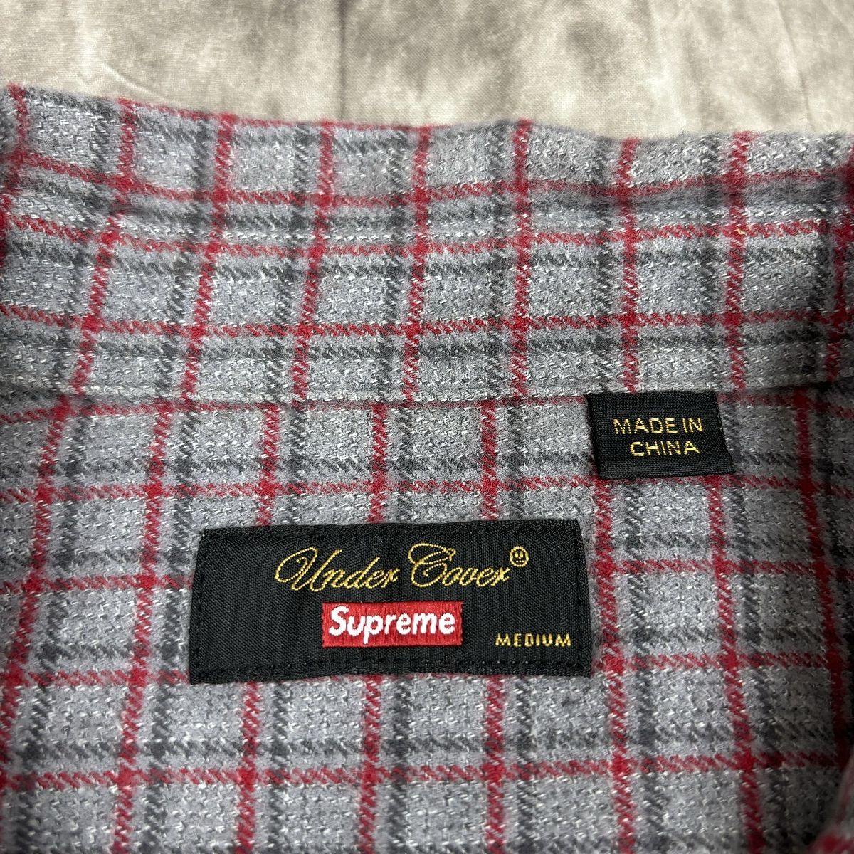 Supreme×UNDERCOVER/シュプリーム×アンダーカバー【23SS】S/S Flannel Shirt/ショートスリーブ フランネルシャツ/M