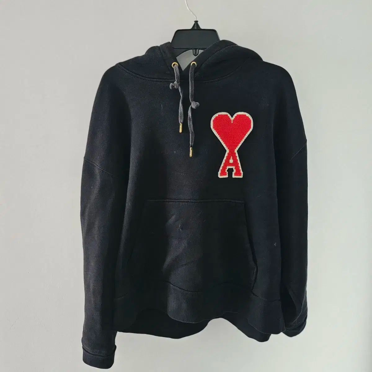 ブランド ami アミ AMI ビッグロゴ フード付きTシャツ サイズ表示 M