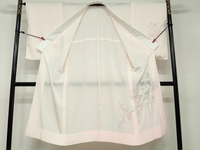 平和屋着物□長襦袢 無双仕立て 霞文 暈し染め 正絹 逸品