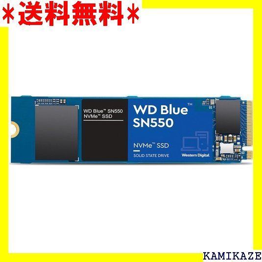 ☆大人気_Z033 Western Digital WDS100T2B0C 1 D Blue SN550 NVMe SSD ...