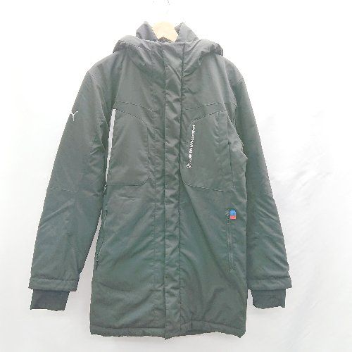 ⊇ PUMA×BMW パテッド 中綿 長袖 ジャケット サイズUS XS ブラック メンズ E  【1502030005165】