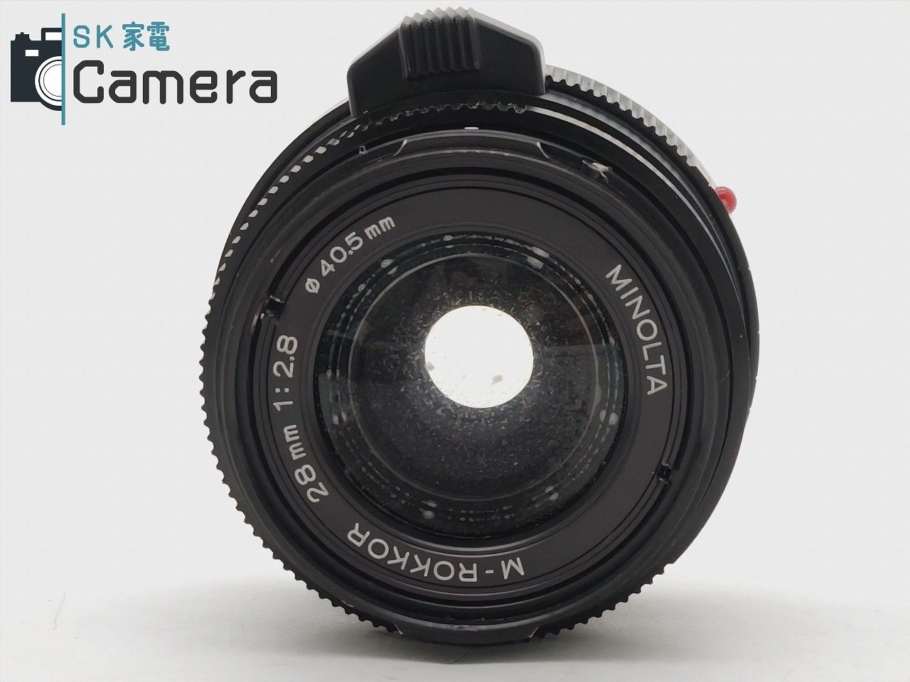 MINOLTA M-ROKKOR 28mm F2.8 メタルフード キャップ 付 MINOLTA M-ROKKOR 28mm F2.8 メタルフード キャップ 付