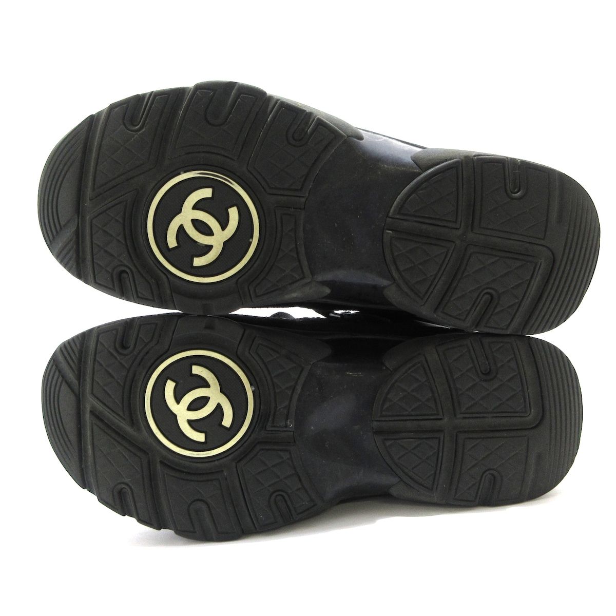 CHANEL(シャネル) スニーカー 35 1/2 レディース G35060 黒