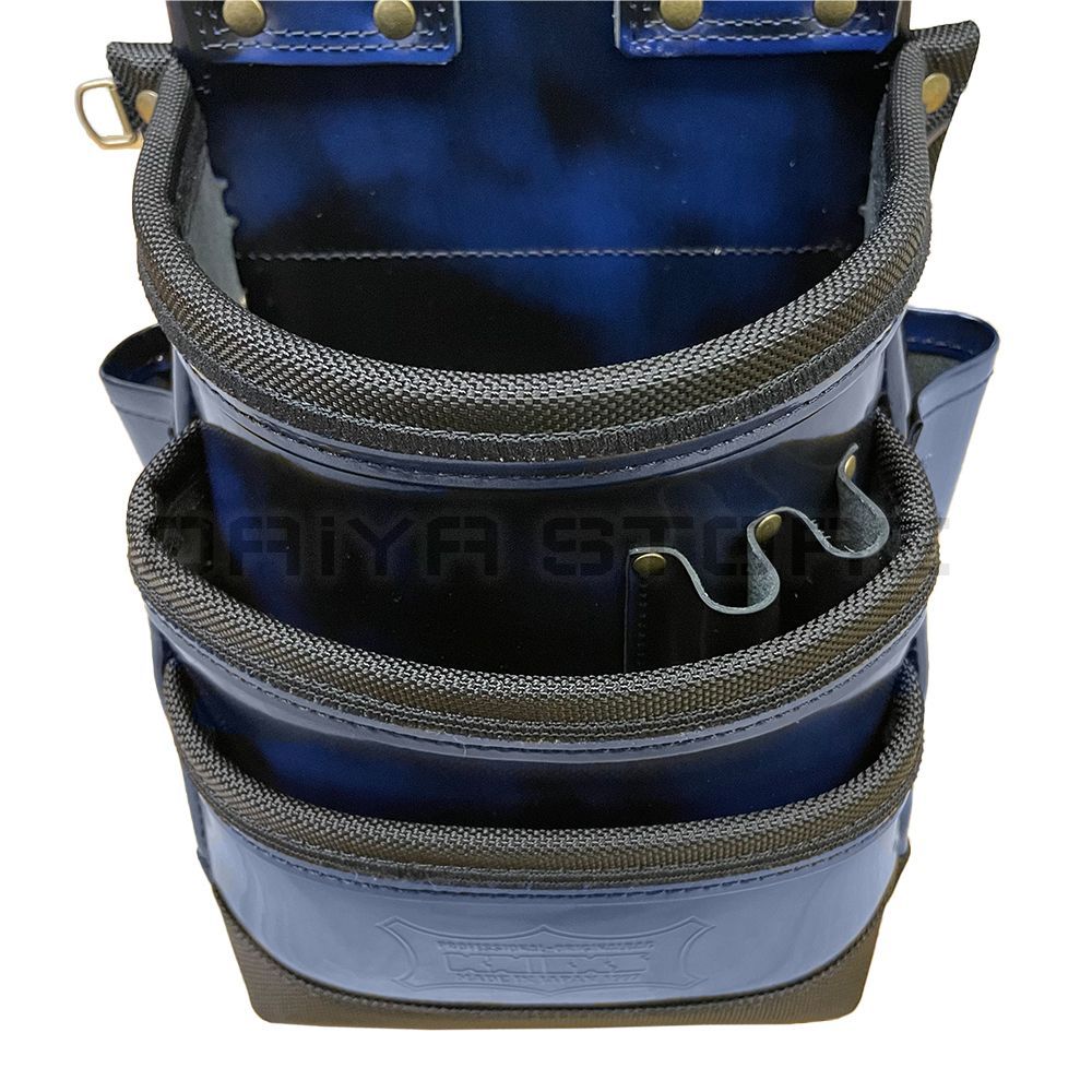 ニックス ADV-301DDX-BL アドバンガラス革腰袋 ブルー 沖縄および離島への です