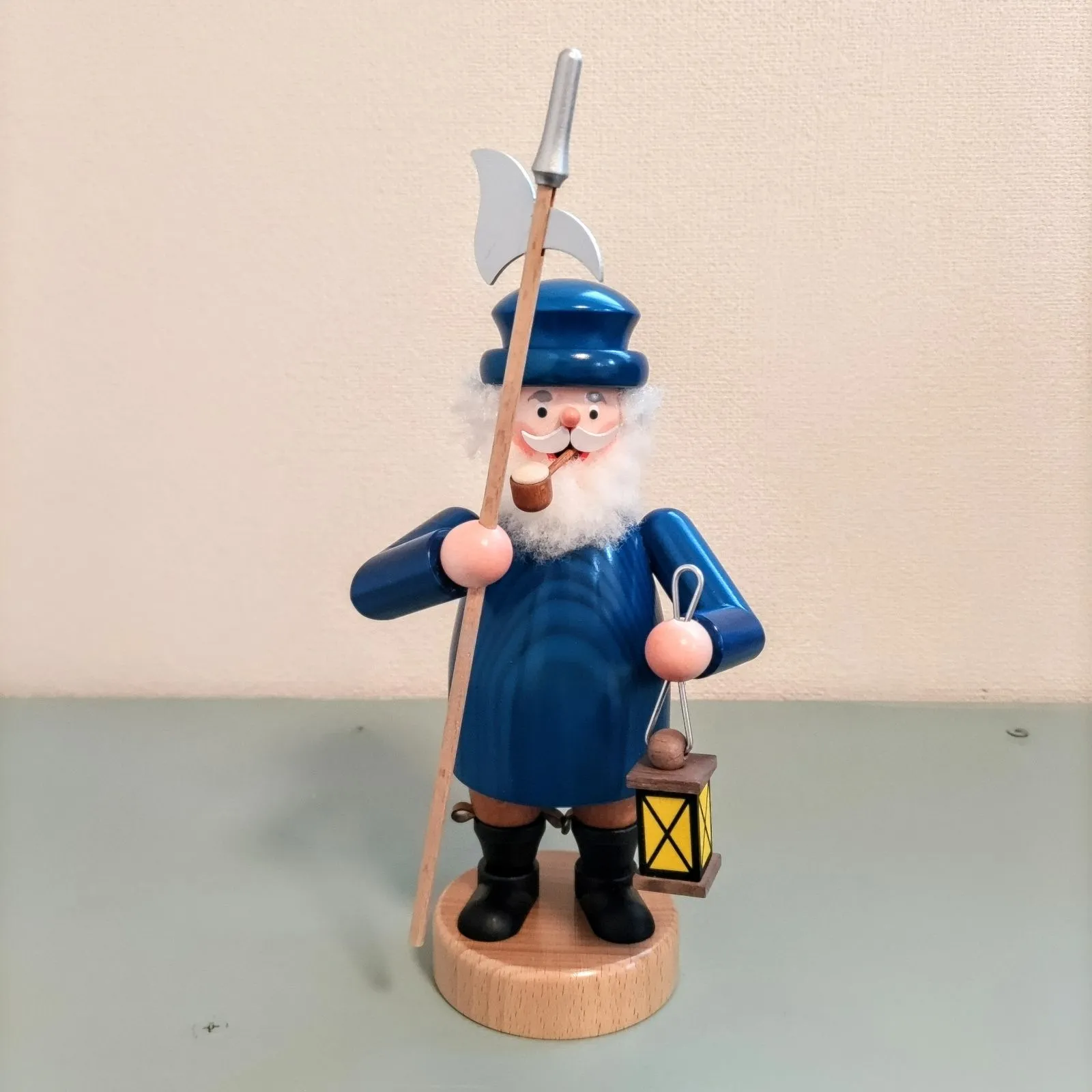 KWO スモーキングマン ドイツ製 木製人形 フィッシャーマン