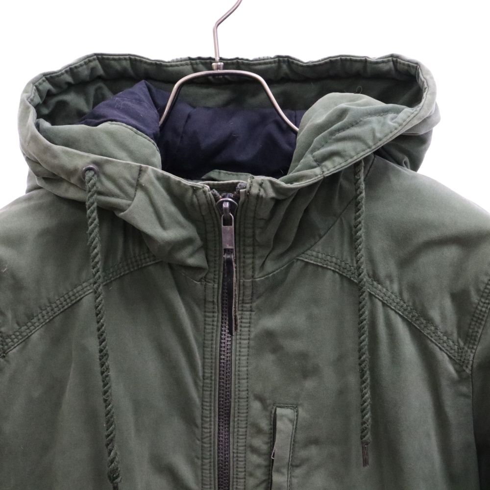 DIESEL (ディーゼル) フード付き ジップアップ モッズコート