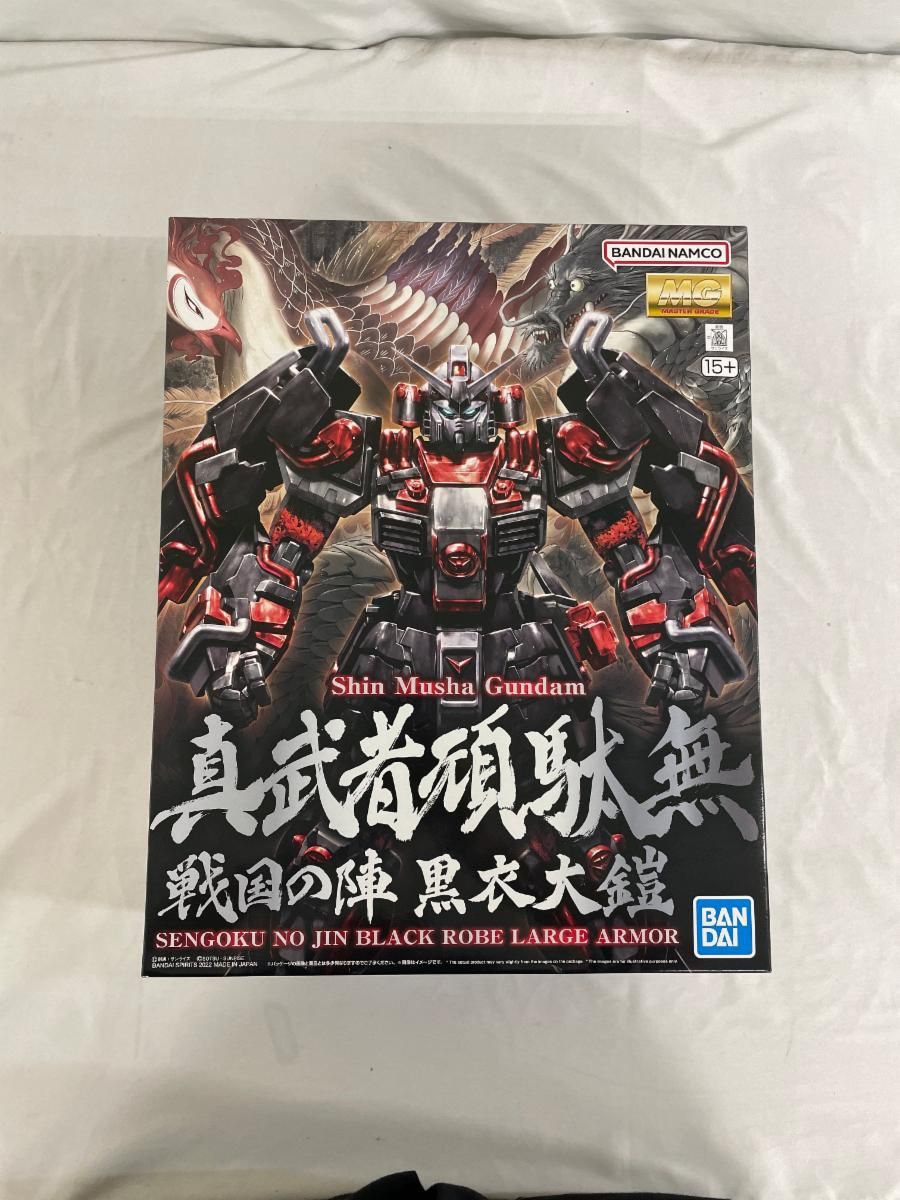 未開封】1/100 MG 真武者頑駄無 戦国の陣 黒衣大鎧 ガンダム無双
