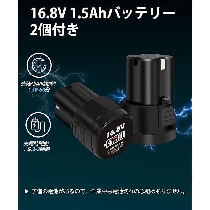 ドリルドライバー 1500mAh