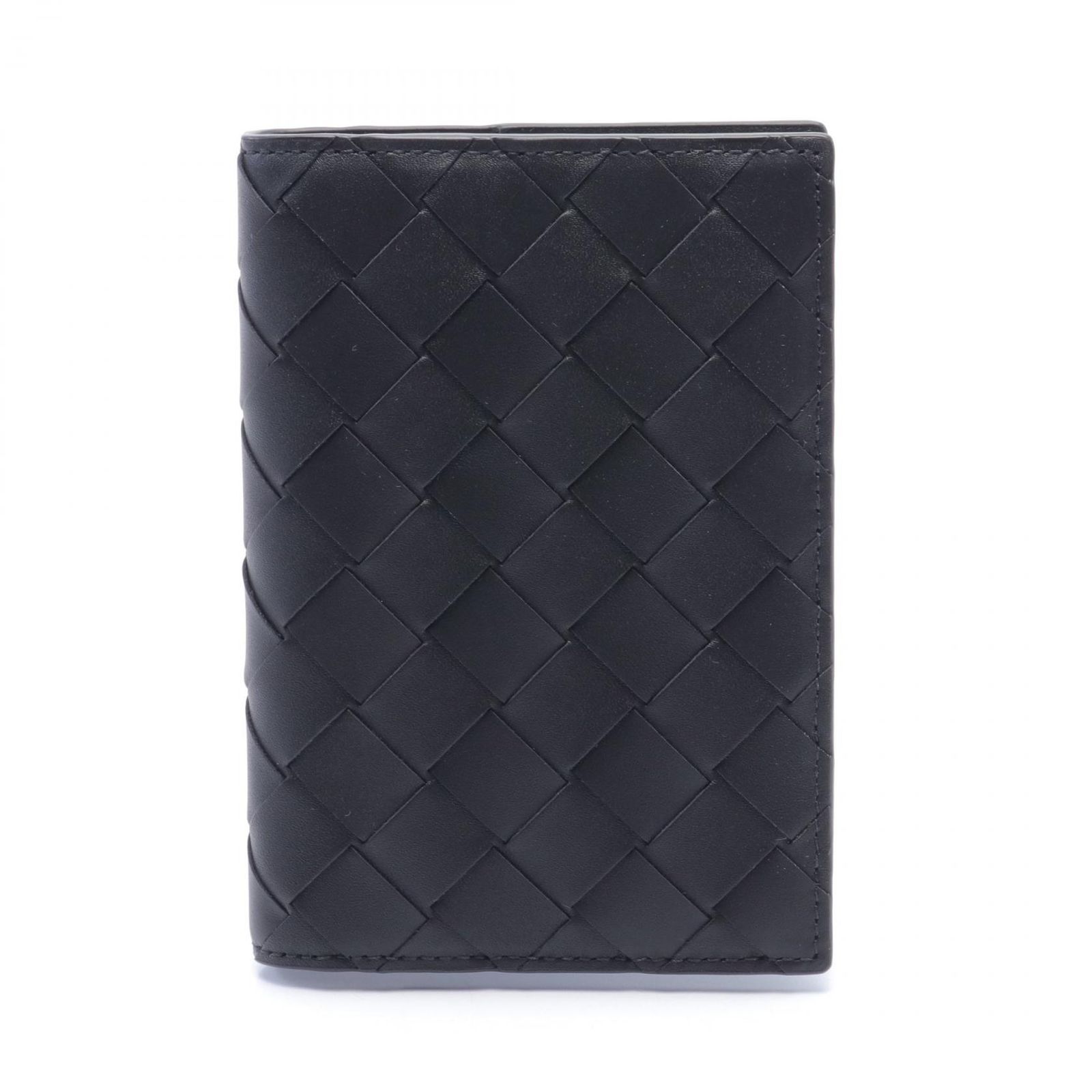 ボッテガヴェネタ BOTTEGA VENETA 手帳カバー イントレチャート 749441VCPQ48803 ブラック レザー パスポートケース ユニセックス