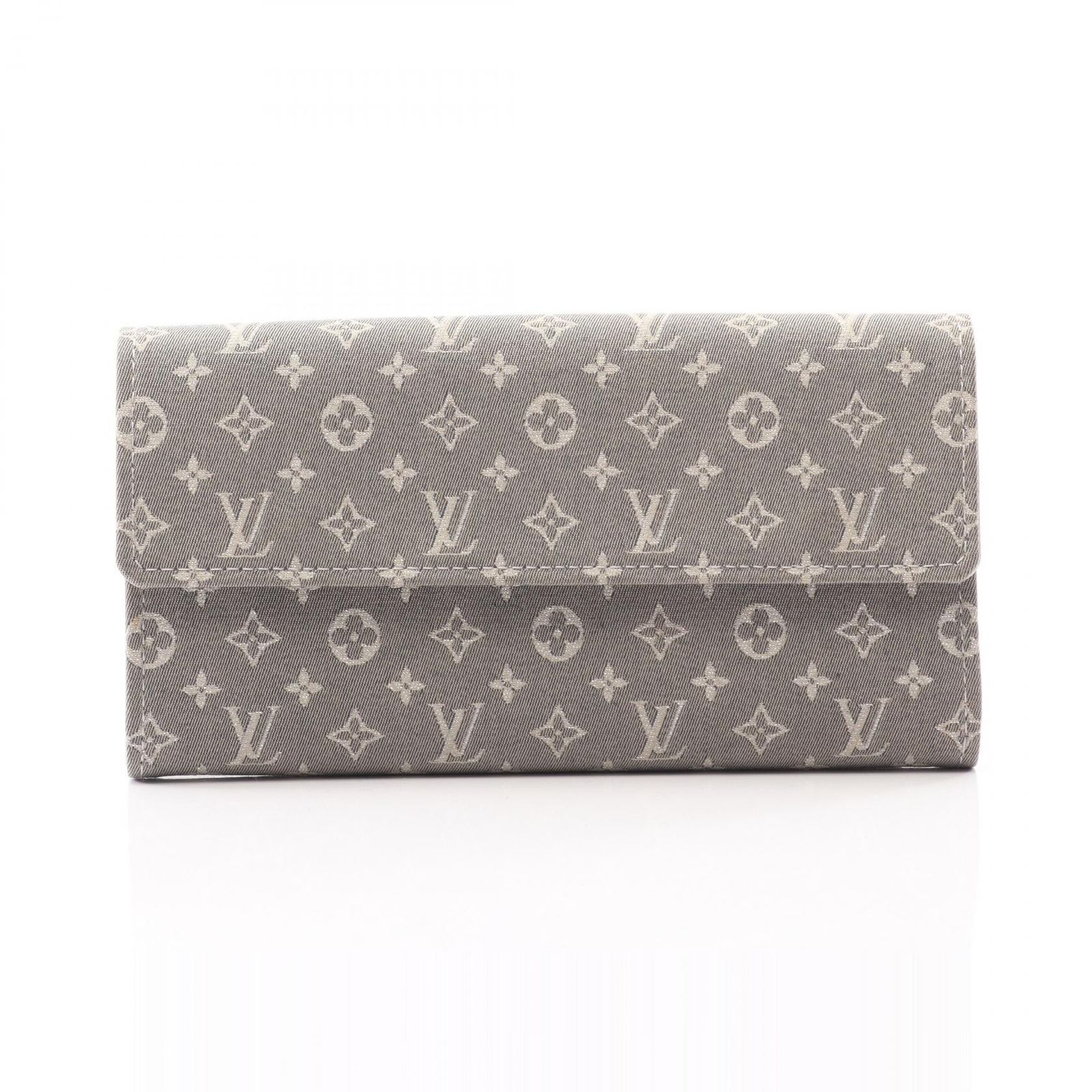 ルイ ヴィトン LOUIS VUITTON 二つ折り長財布 ポルトフォイユ サラ M95665 プラティーヌ キャンバス ポルトフォイユ サラ レディース Used A