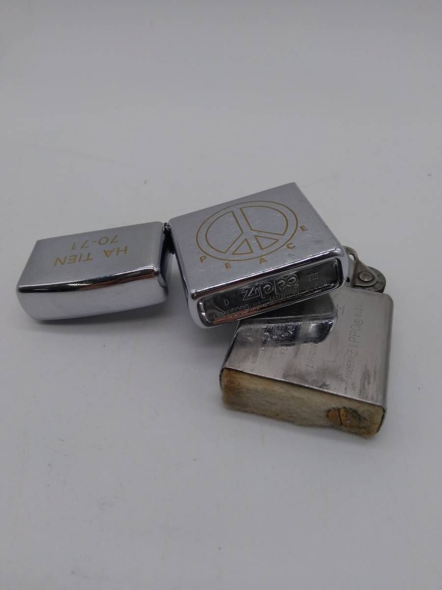 驚きの値段で ジッポ Zippo 使用済み ピース ハティエン ベトナム 1992年 その他