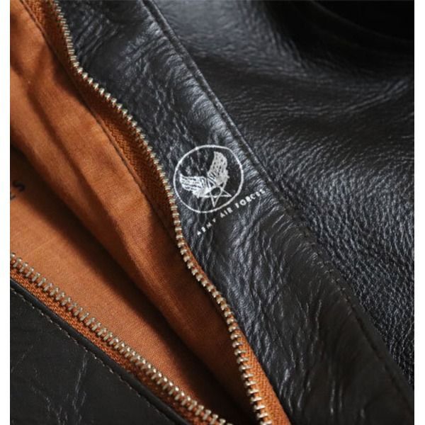 美しく快適に！ アメリカ軍A2 レザージャケットレプリカ ダークブラウン 36 【挑戦中】