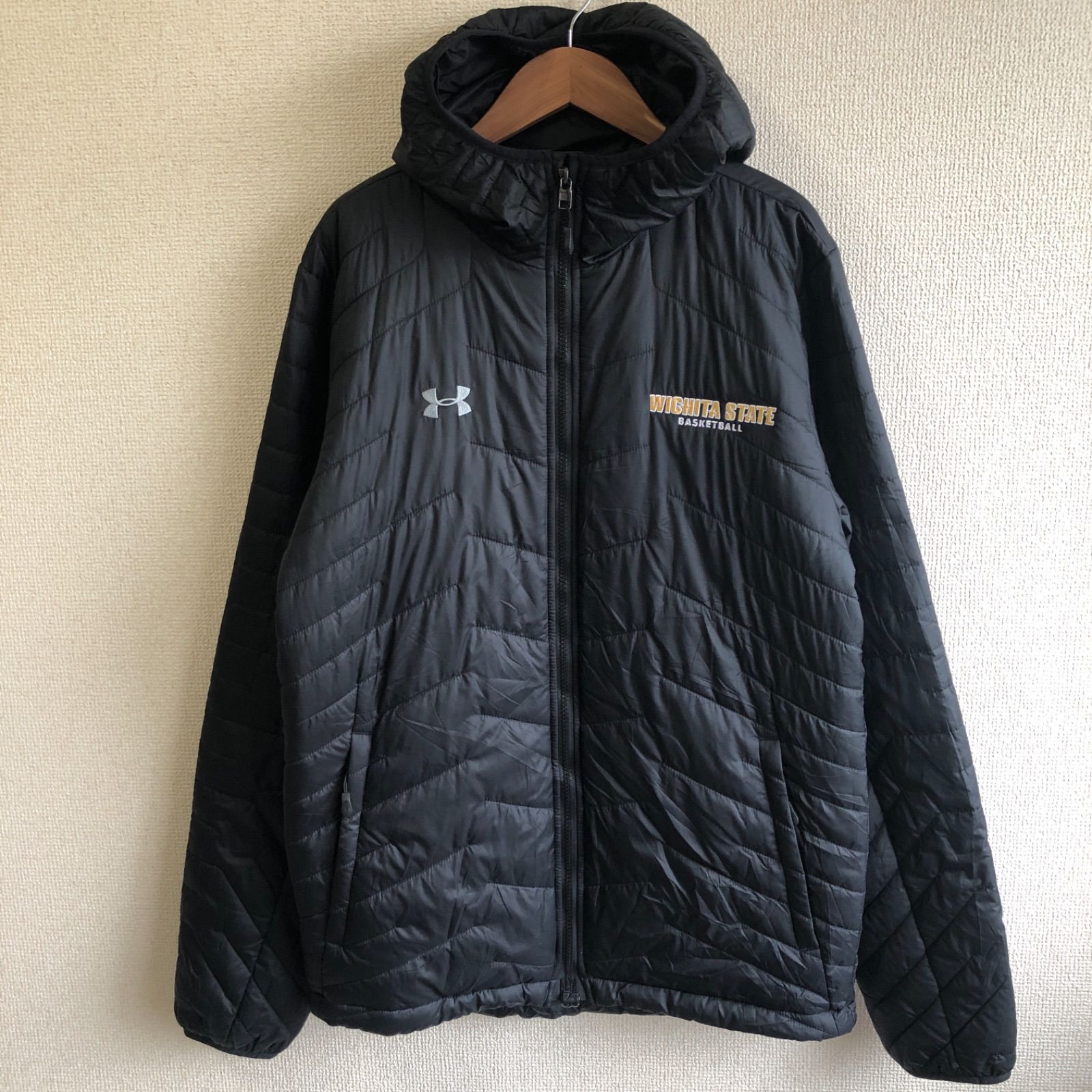 UNDER ARMOR COLDGEAR 中綿ジャケット ブラック アンダーアーマー 中綿 ジャケット コールドギア - メルカリ