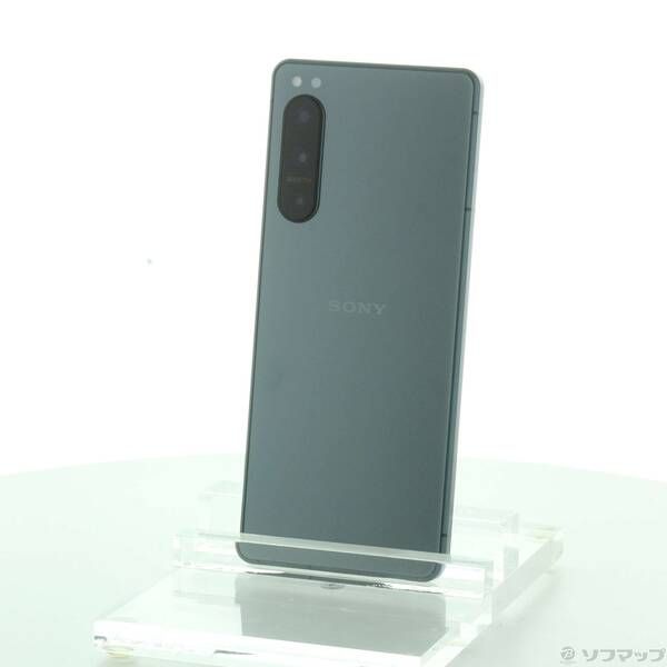 中古品〕 Xperia 5 IV 128GB グリーン SO-54C docomo SIMフリー