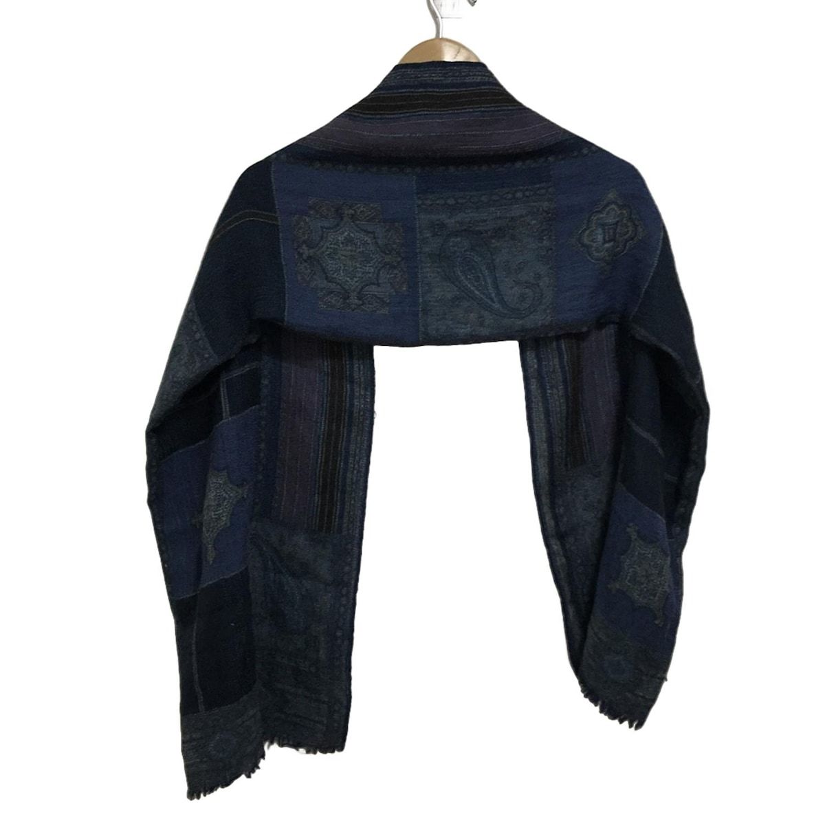 ♥️新品タグ付♥️ETRO ペイズリー柄 ストール シルク ショール グレー系 □新品□未使用□ ETRO エトロ シルク100% ペイズリー柄