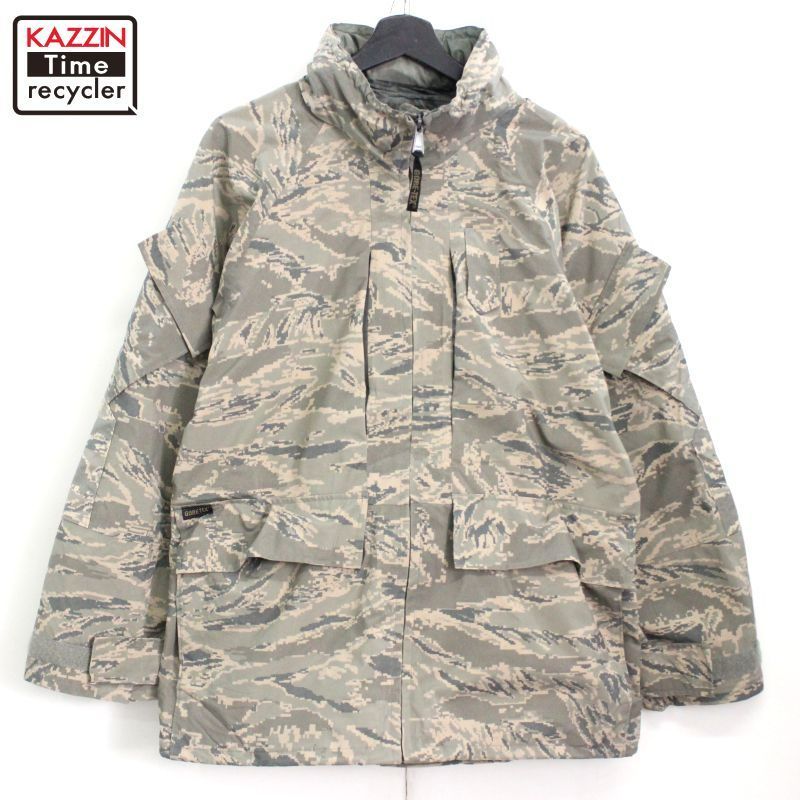 00s USA製 U.S.AIR FORCE デジタルカモ ECWCS GORE-TEX ゴアテックス ミリタリージャケット メンズ XLサイズ相当 ビッグサイズ オーバーサイズ