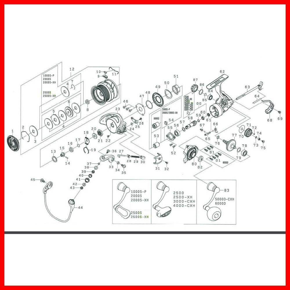 【特売】ダイワ(DAIWA) 純正パーツ 18 カルディア LT2500-XH ドラグノブ 部品番号 1 部品コード 139765  00056041139765