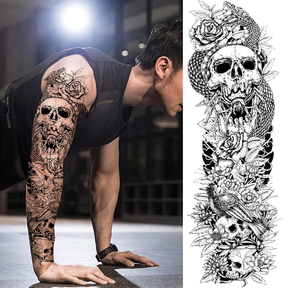 特価セール】TATTOO 仮装小道具 腕、足、体、胸、背中に簡単貼る 刺青