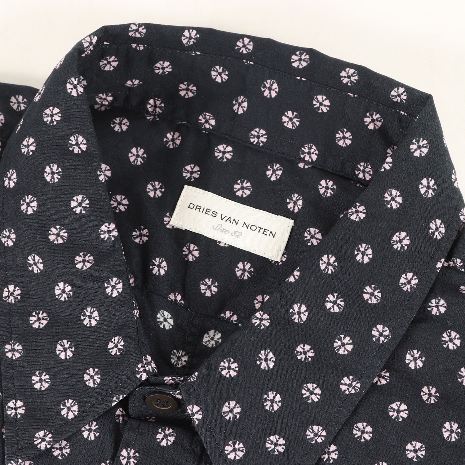 美品】DRIES VAN NOTEN ドリスヴァンノッテン シャツ ブラック 黒  