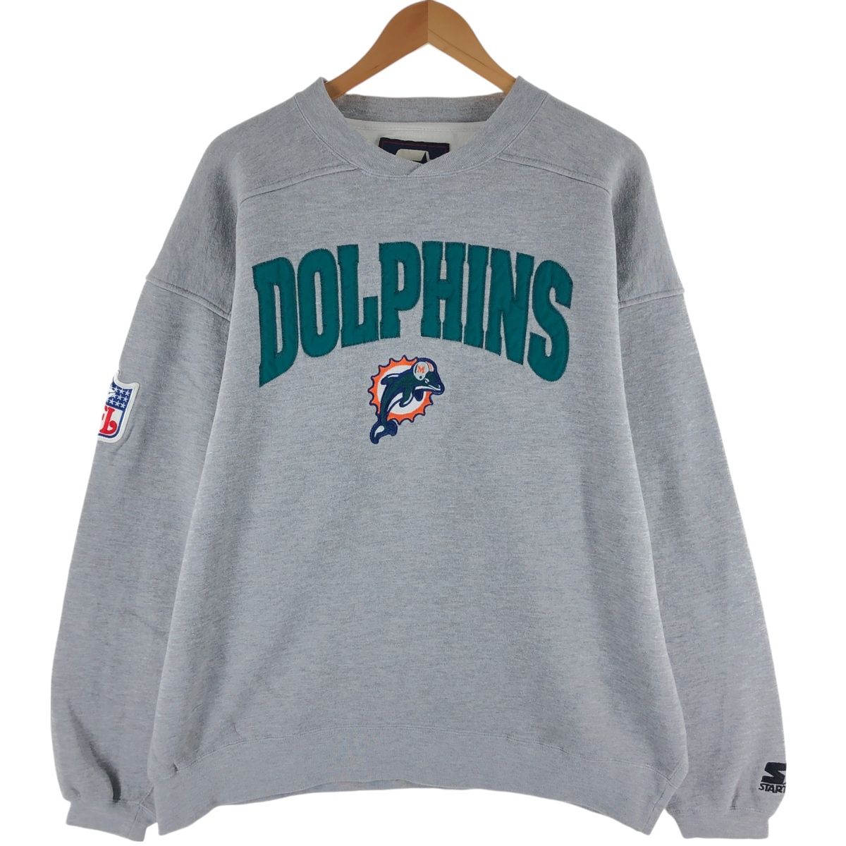STARTER スターター マイアミドルフィンズ NFL フルジップ ナイロン 