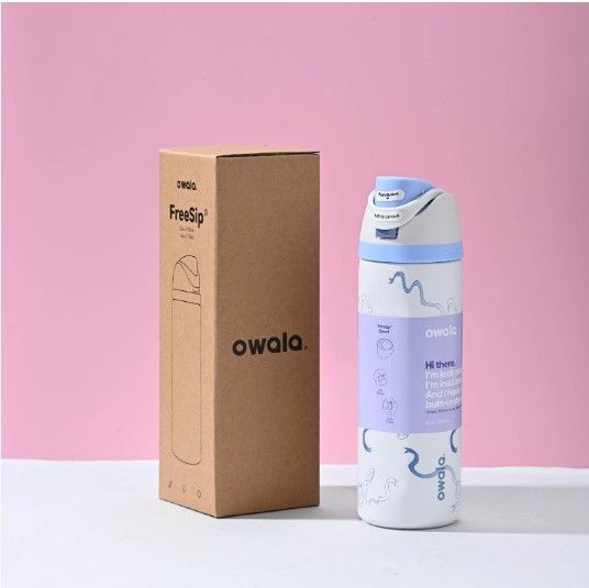 新品　owala 水筒 漏れ防止 内蔵ストロー 新品 OWALA 水筒 ストロー内蔵 漏れ防止 断熱 真空スリムクエン