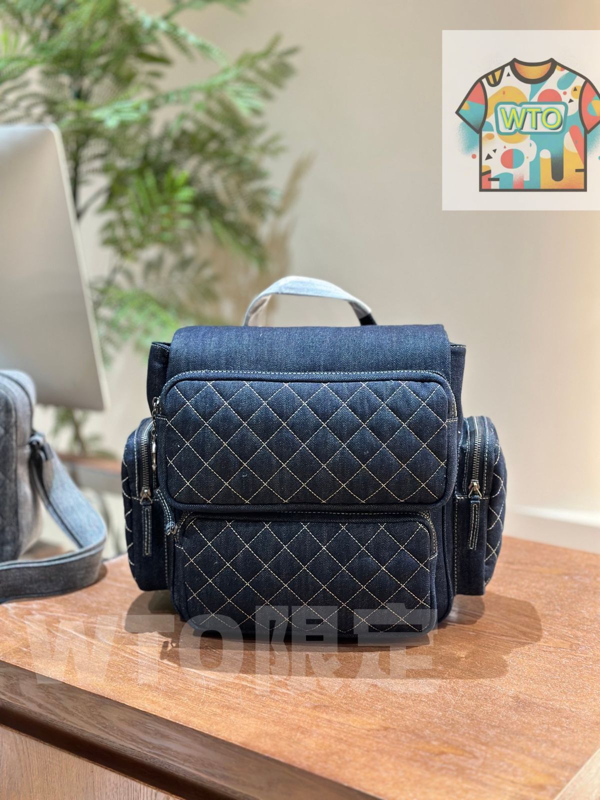今日WTO】Chanel シャネル デニムバックパック ヴィンテージ