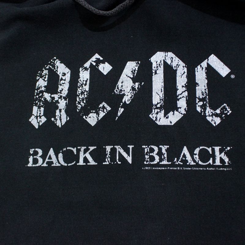00s AC/DC ロック バンド スウェット パーカー メンズ 表記XLサイズ 