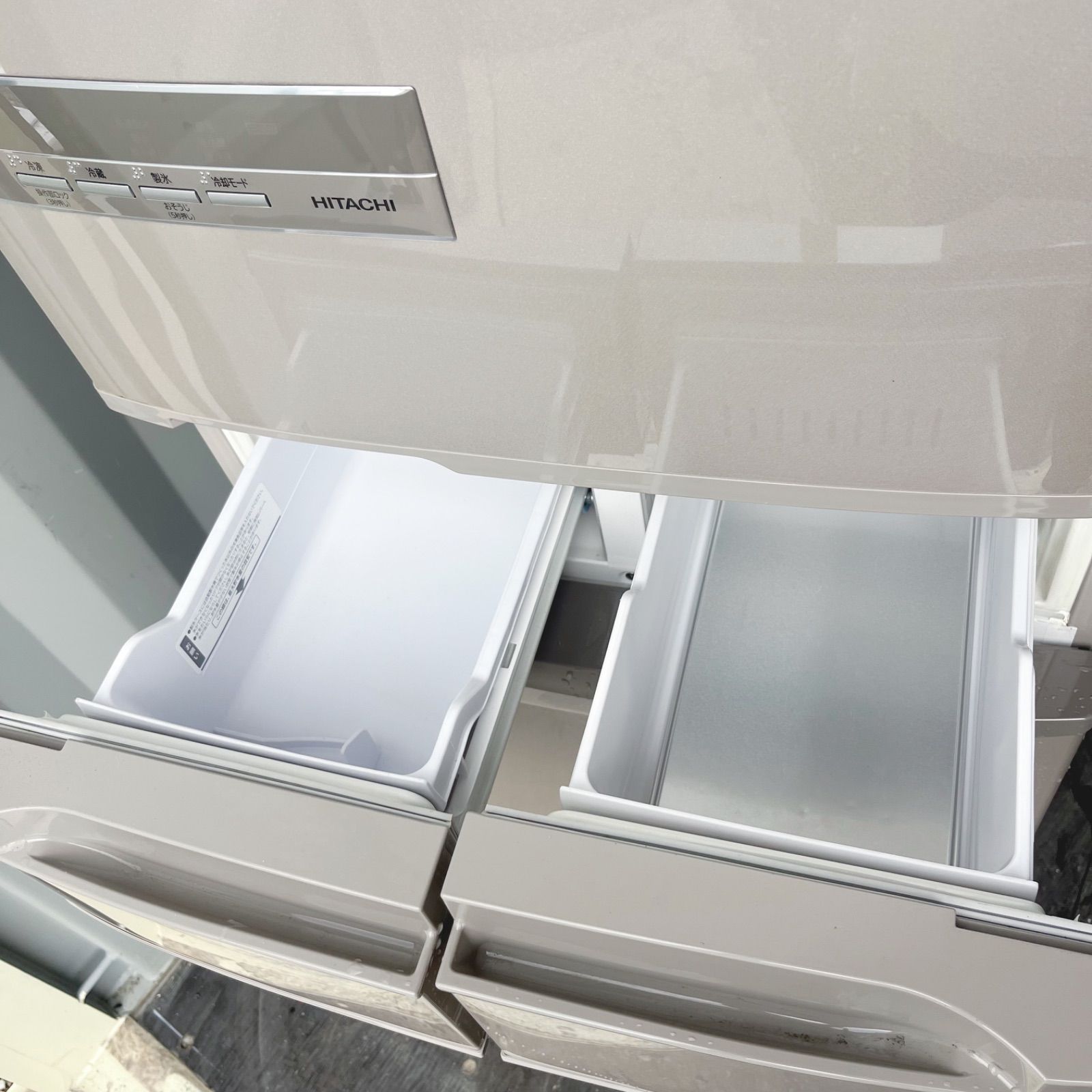 4取付無料！高性能日立モカベージュおしゃれインテリア5ドア冷蔵庫