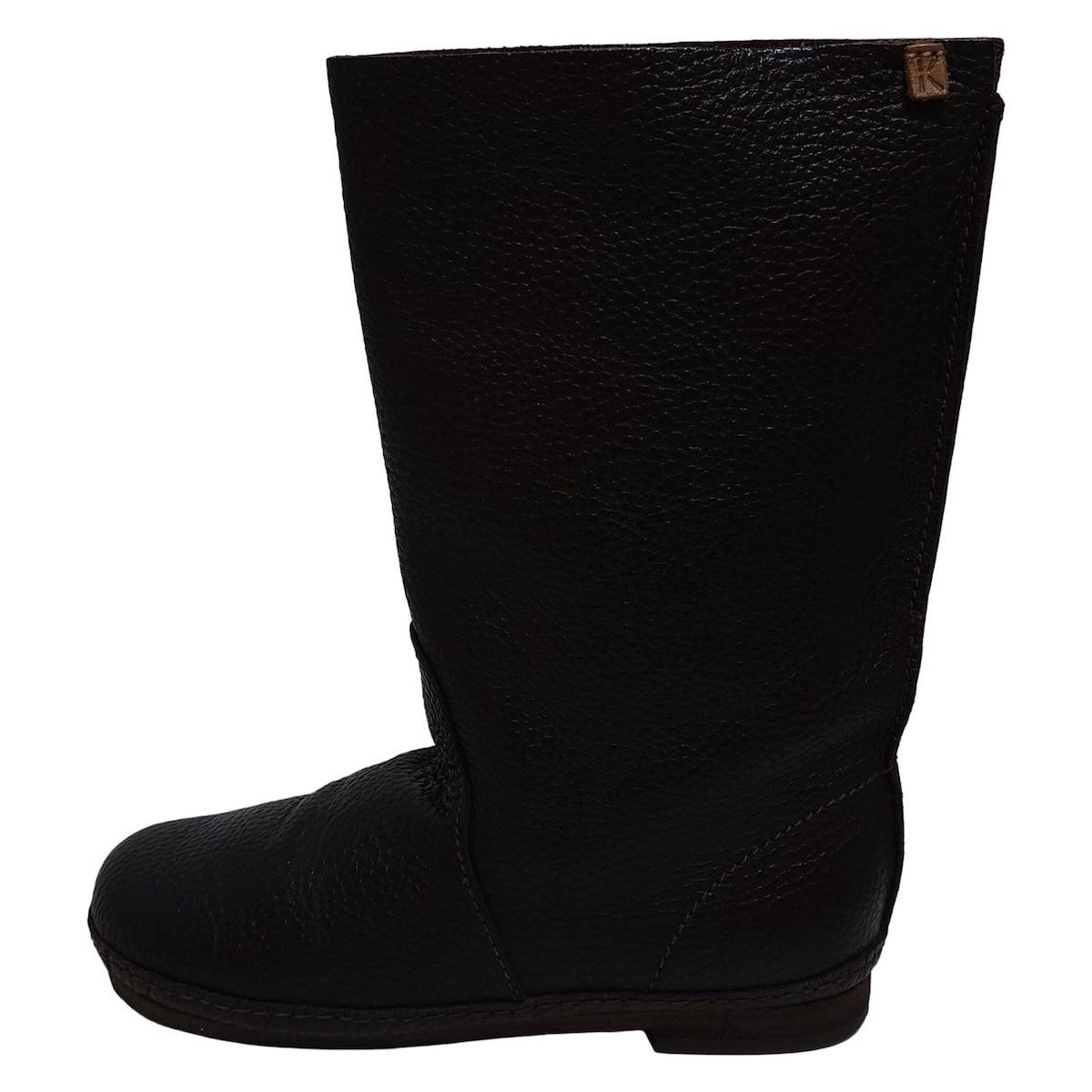 koos コース ショートブーツ 37 レディース - ダークブラウン レザー