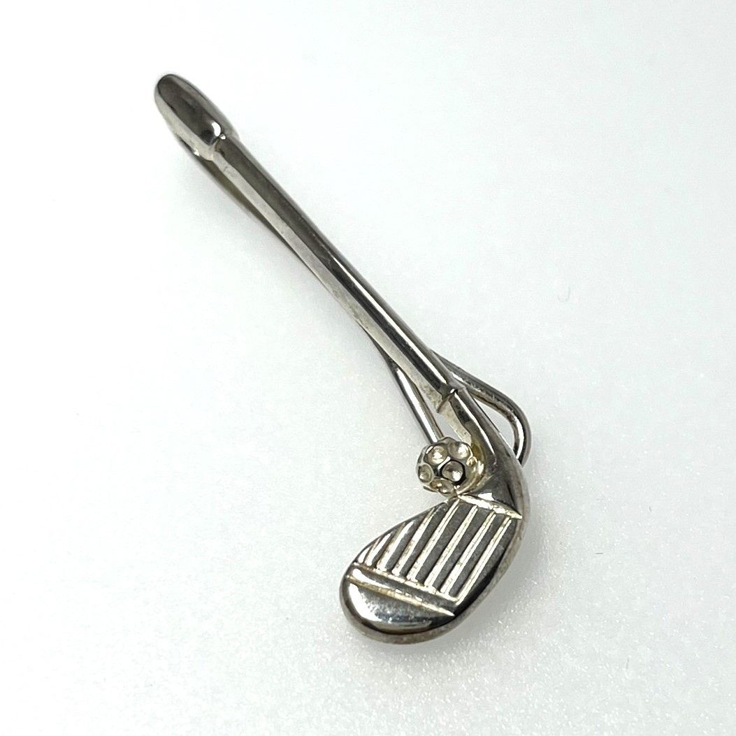 Tiffany ゴルフ ピン silver925 未使用 Tiffany&Co. ティファニー ゴルフクラブモチーフ タイピン SV925