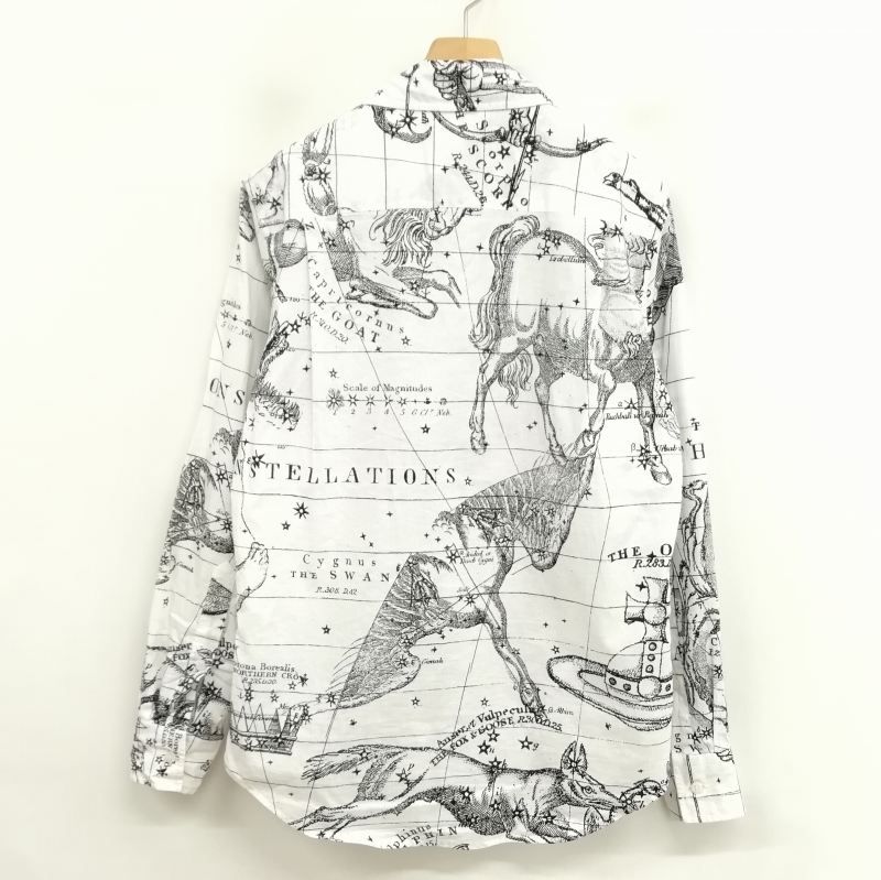 【極美品】Vivienne Westwood MAN 星座　総柄シャツ　オーブ柄 ヴィヴィアンウエストウッド VivienneWestwood MAN 星座柄 半袖