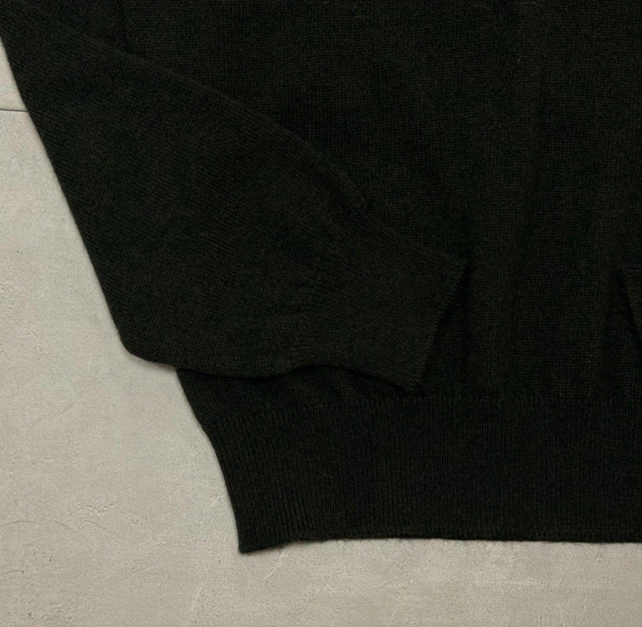 希少 美品 ブルックスブラザーズ カシミア Vネックニット オリーブ 