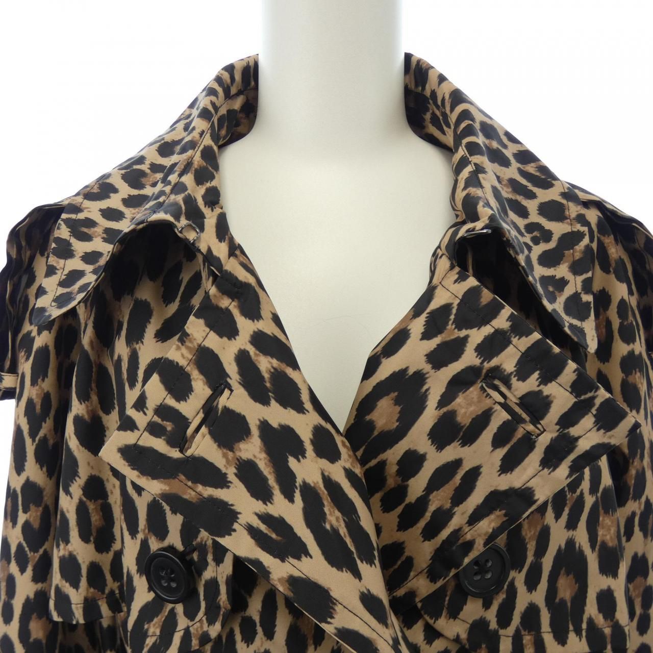 ソニアリキエルレオパードトレンチコート ソニアリキエルレオパードトレンチコート