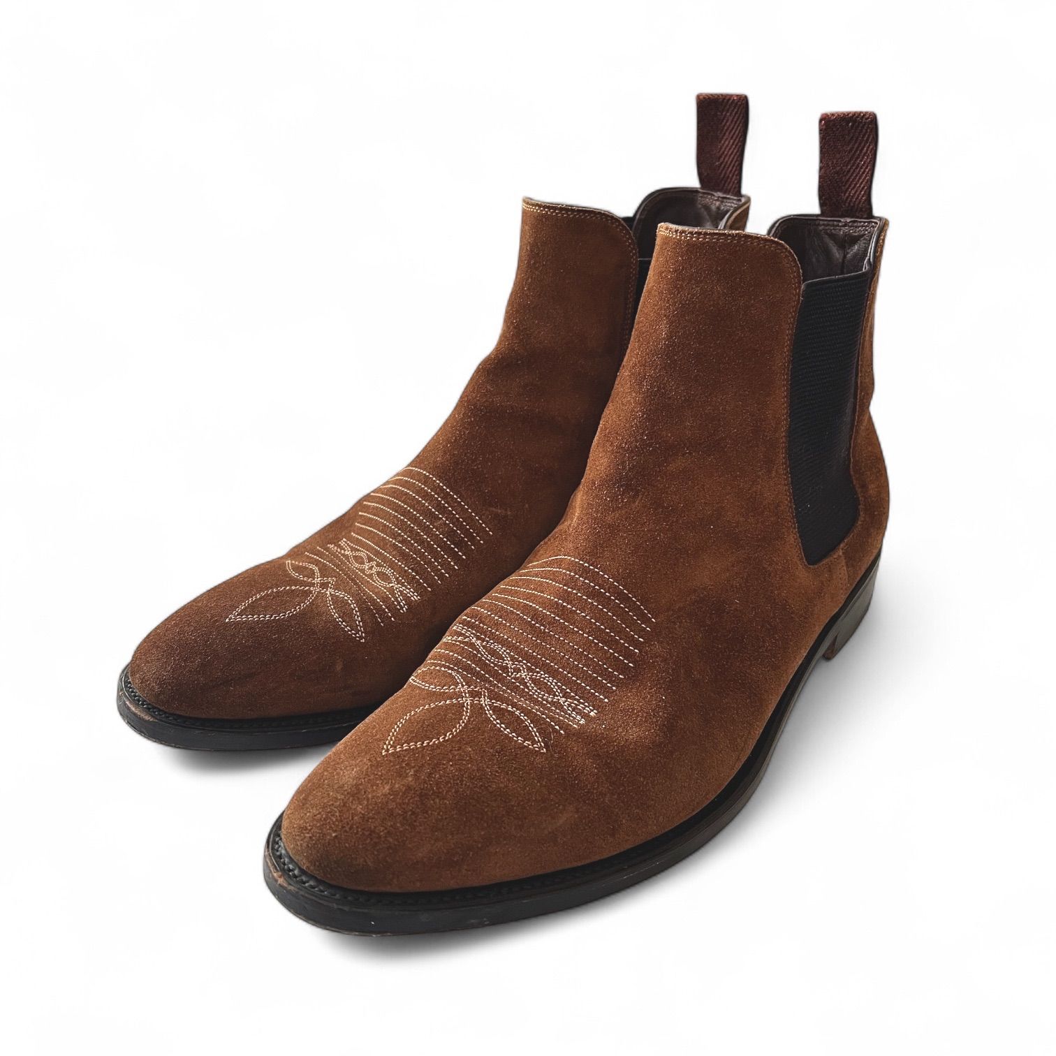 HAN SHOE MAKER ハン シューメーカー LAMES チェルシーウエスタン TABACO
