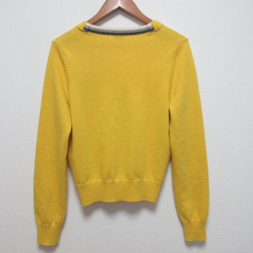 良品 LOEWE ロエベ アナグラム刺繍 ウール ニット カーディガン