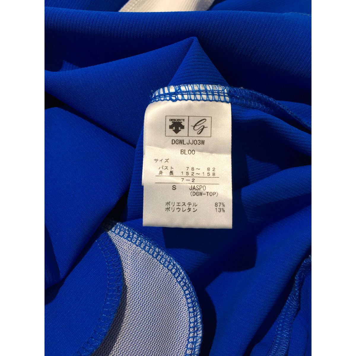 中古 レディース デサントゴルフ DESCENTE GOLF ワンピース S 青