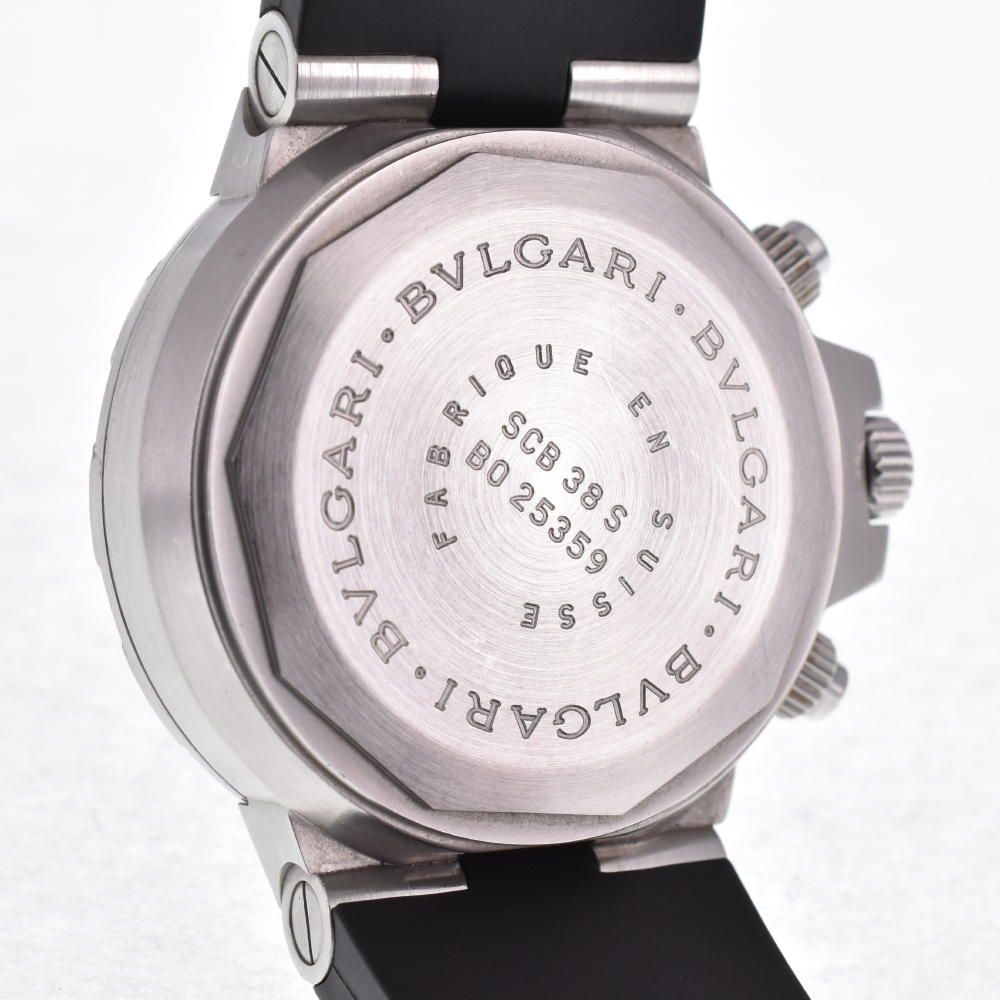 ブルガリ BVLGARI SCB38S ディアゴノ スクーバ クロノグラフ 自動巻き メンズ良品 I#125532 - メルカリ