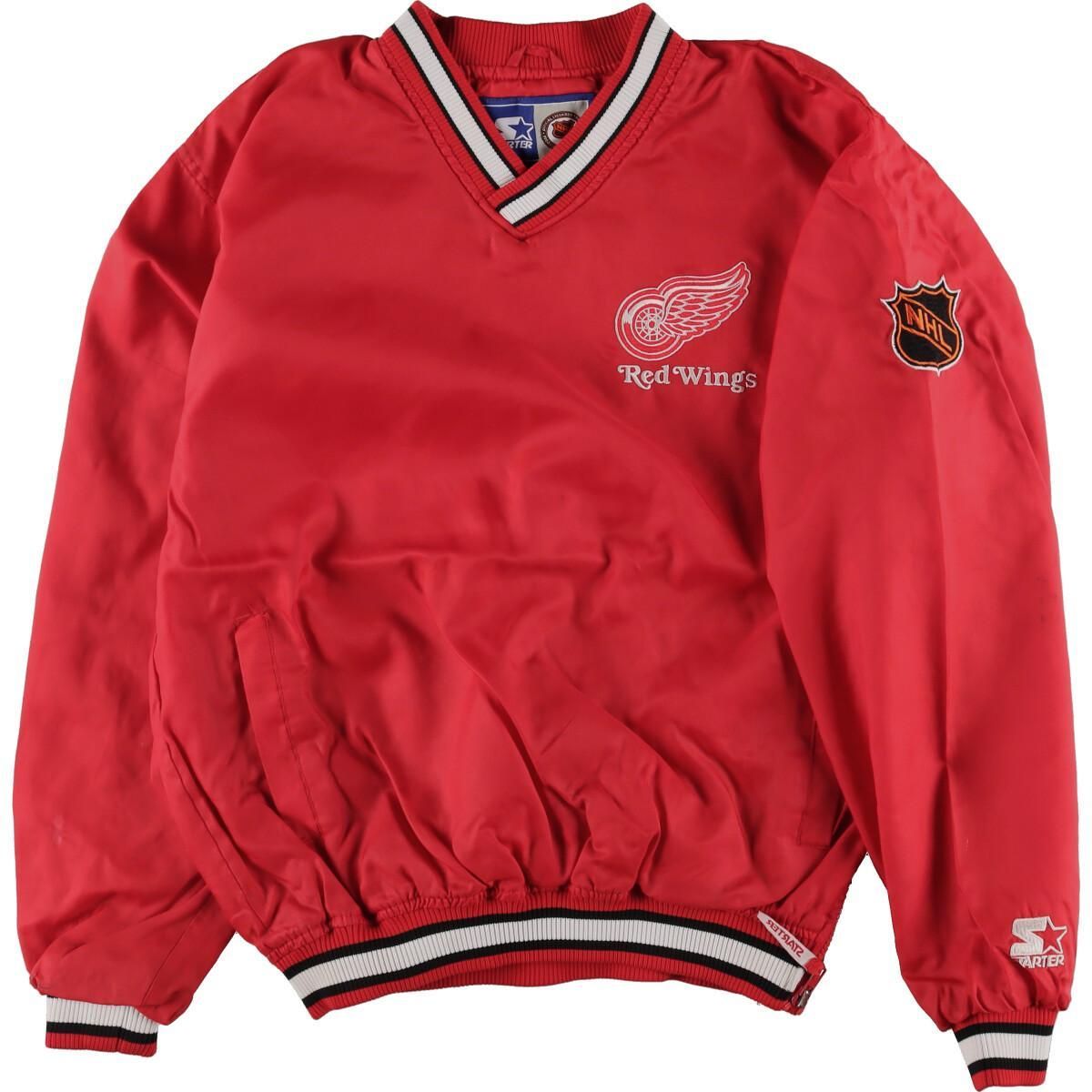 古着 スターター Starter NHL DETROIT RED WINGS デトロイトレッド 