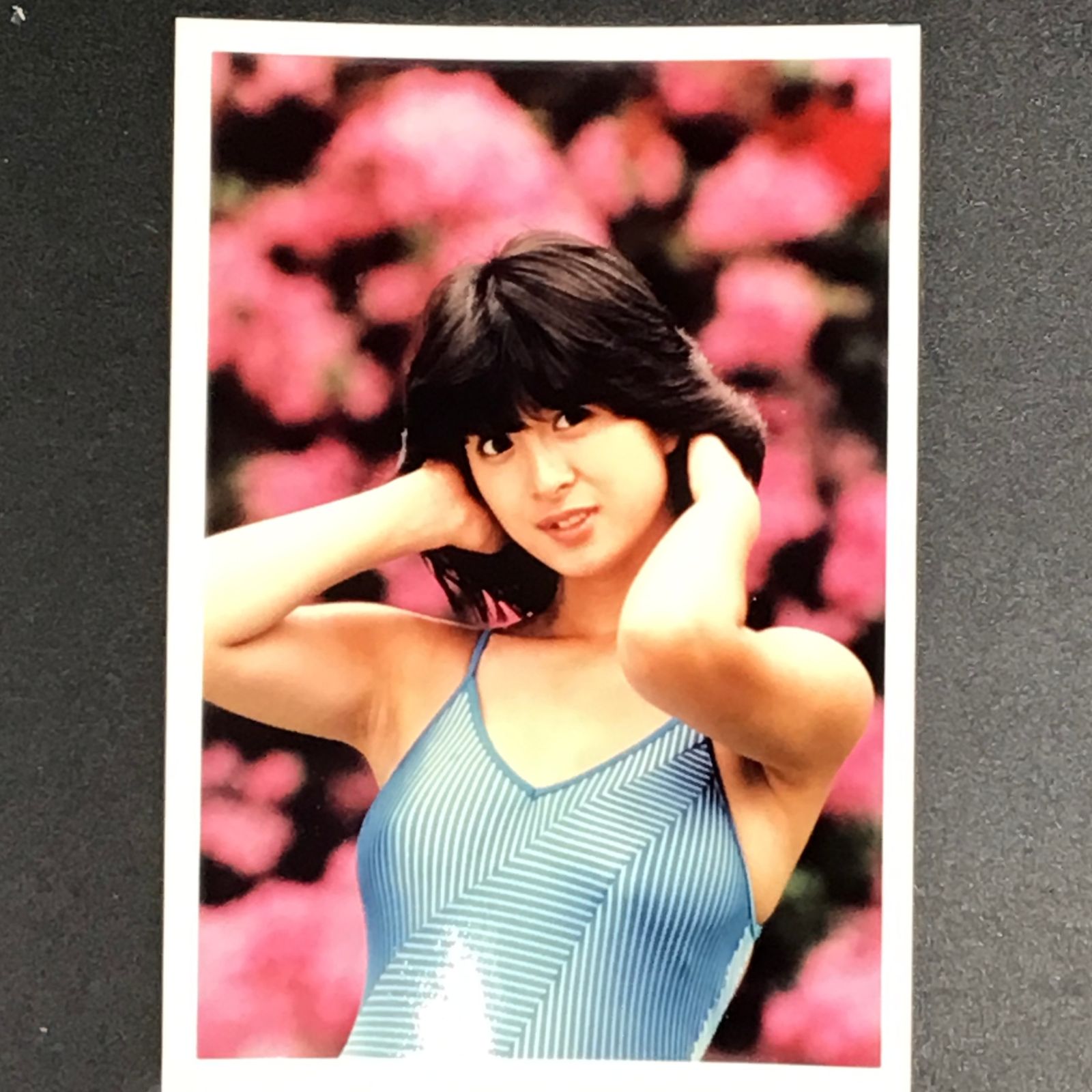 1362 【当時物】河合奈保子 ブロマイド 8枚セット sakuracolor 水着