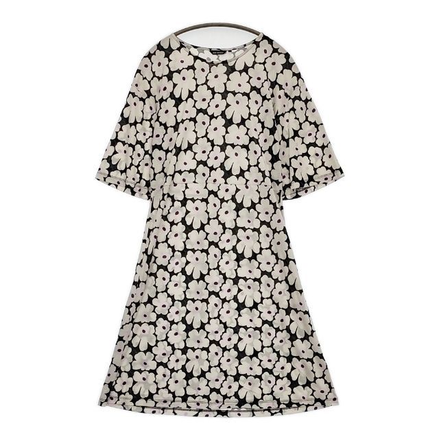 marimekko 新品 ウニッコ Unikko 五分袖 ドレス XS ワンピース